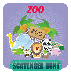 Zoo Scavenger Hunt Clues: Kids love to visit the zoo and check out all the weird and wonderful animals. Learning about these animals becomes a game.